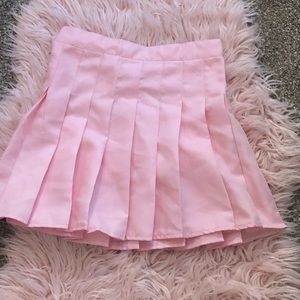 A tennis skirt